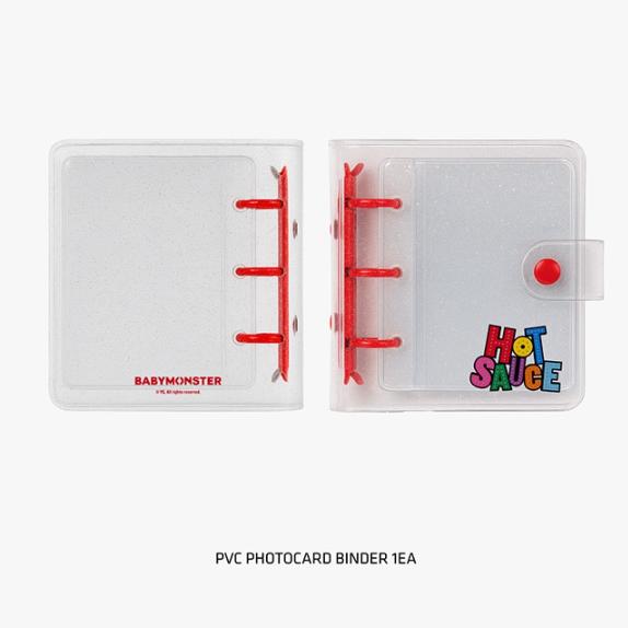 BABYMONSTER HOTSAUCE PVC Photo Card Binder + Sticker Set