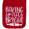 Christmas Pot Holders for Kitchen Potholders 25x18cm Non Slip Heat Resistant Oven Mitts Pad