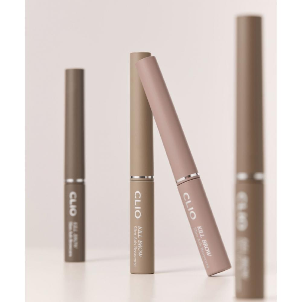 

Clio [new 2pack] Kill Brow Slim Ash Brow Cara [free] Remover Mini OPTION1004 ASH GRAY/OPTION 2004 ASH GRAY