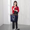 Tote bag for Sanrio A4 8495 Business [ROOTOTE] [Rootote] women, characters, vertical, size, IP.Tall.Apron.Hello Kitty-A (01 Prosperity)