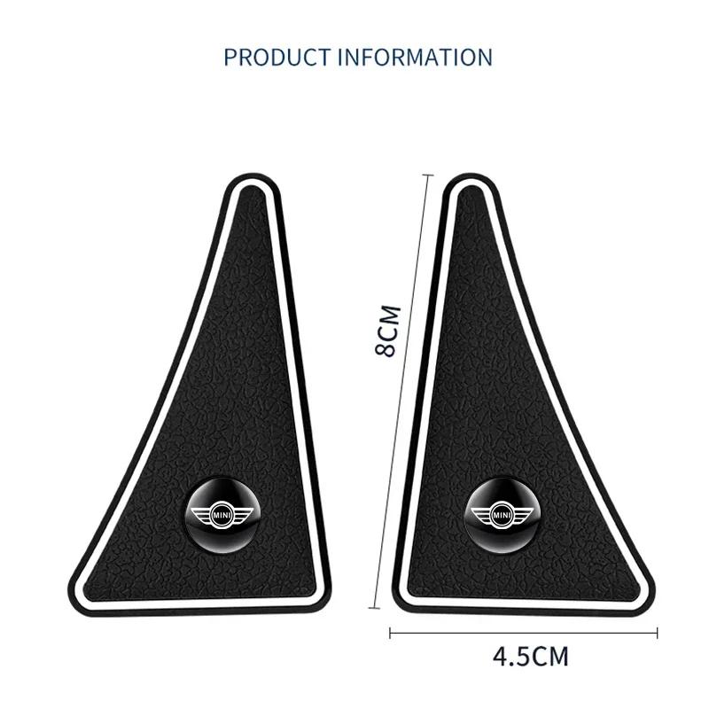 XXALI 1 E60 Hot Fashion Car Door Corner Anti-collision Covers Transparent Silicone Protector For BMW Mini Cooper One S R50 R53 R56 R60