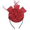Fashion Elegant Fascinator Hat Decorative Flower Headpiece With Adjustable for Weddings Teas Parties Event