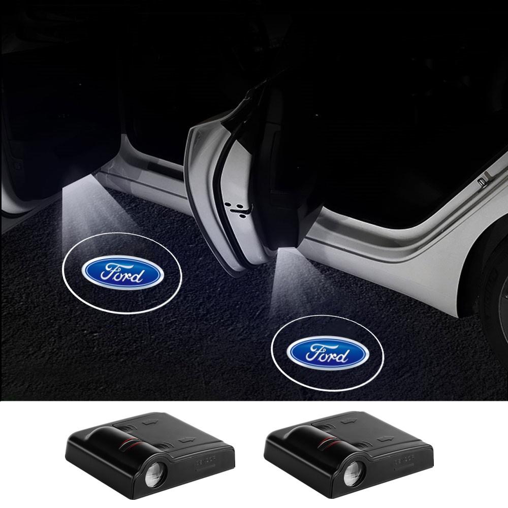 

1/2Pcs Ford LED Door Welcome Light Laser Logo Projector For Ranger Mustang Focus Kuga Mondeo Fusion Escape