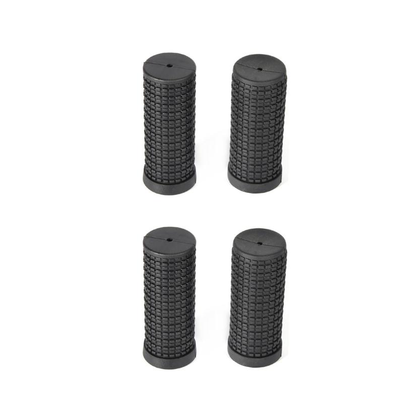 2Pair Rubber Bicycles Handlebar Grips Soft Shock Absorption Handle Bar Cover Waterproof Mountain Bike Grips Enduring