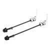 2 Pcs Front Rear Bike Axles Wheel Hub Skewers Bicycles Quick Release Lever