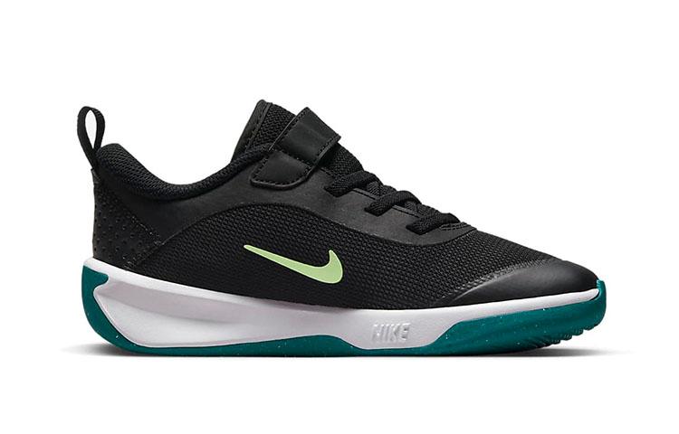 Nike Omni Multi Court Multi Court Slip Resistant Abrasion Resistant Low top Kids Lifestyle Shoes Black Green Kids' DM9026-003