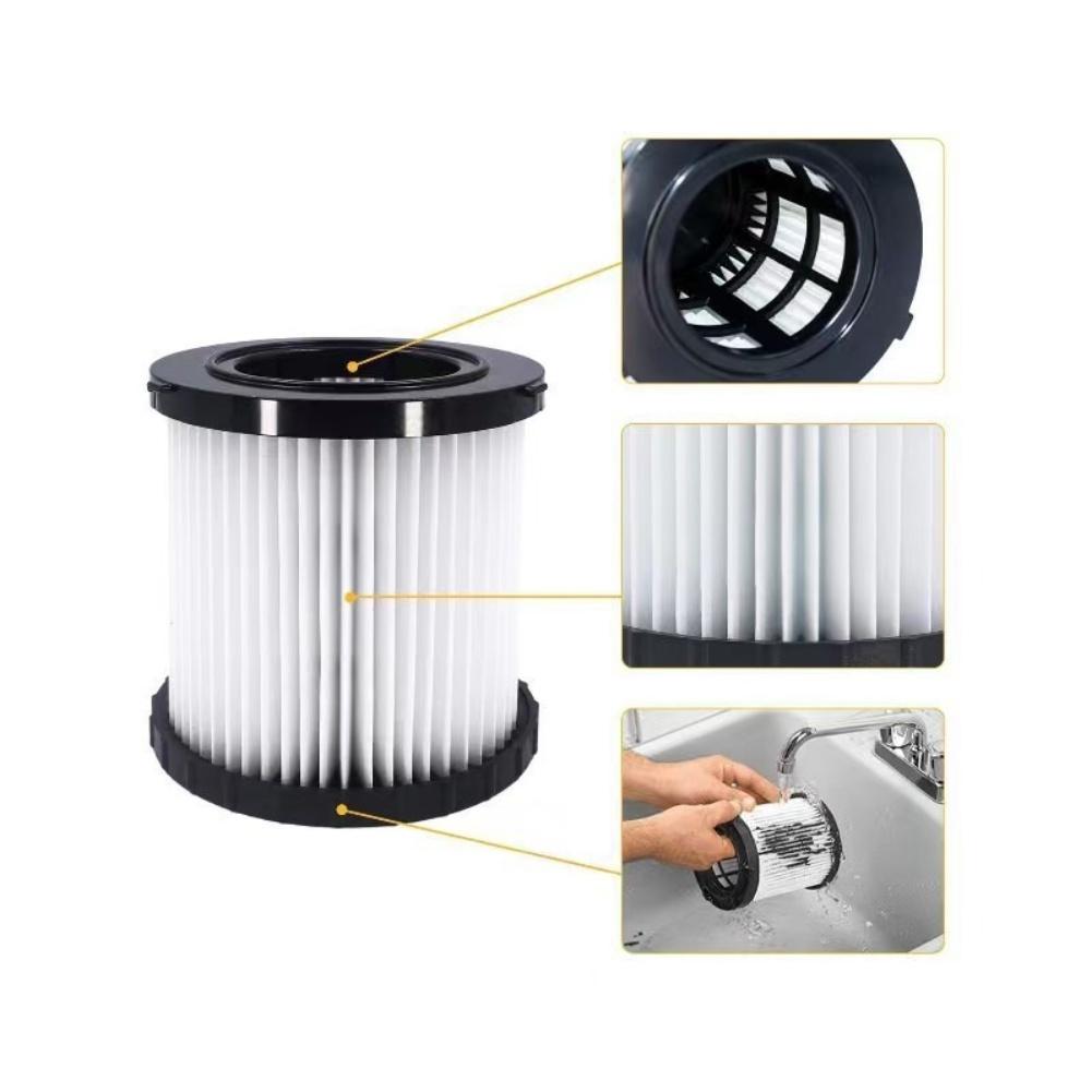 Replacement Filter Cartridge For DCV580 And DCV581H Vacuum Cleaner, HEPA Washable Dual-Layer Filter With 4.2 Inch Diameter