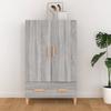 817472 vidaXL Buffet Sonoma Grey 70x31x115 Cm Engineered Wood
