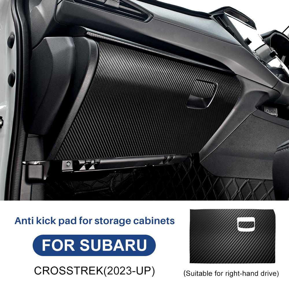Anti Kick Pad For Subaru Crosstrek Impreza 2024 2025 2026 2027 Waterproof Copilot Storage Box Protect RHD LHD Trim Accessories