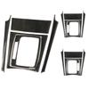 High Quality Car Gear Shift Carbon Fiber Panel Cover Trim for Mercedes Benz W204 C Class 2007 2008 2009 2010 2011 2012