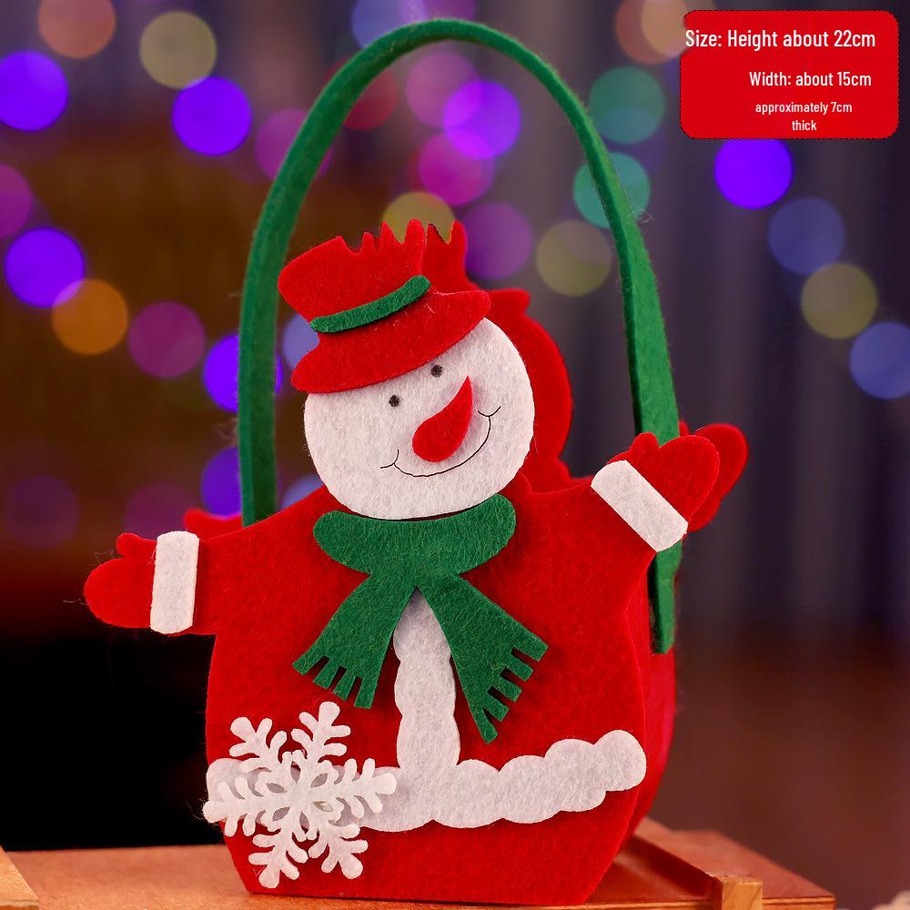 

Festive Children s Tote Bag: Creative Christmas Eve Gift & Candy Holder See image for size