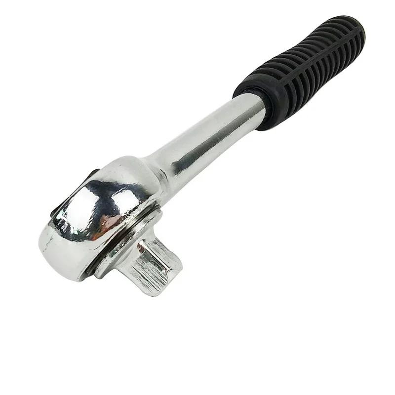Drehmomentstarke Knarre für Stecknuss, Schnellverschluss Vierkantkopfschlüssel, Stecknussantrieb Handwerkzeuge, 1 Stück, 3/8", 1/2", H-Griff