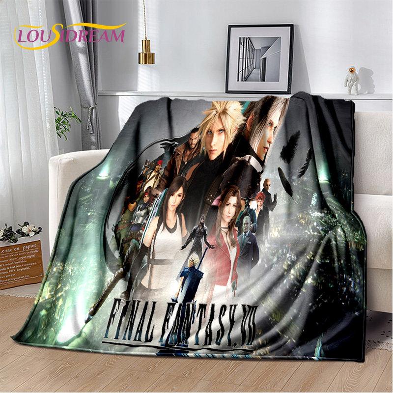 Final Fantasy Series Games Gamer  Soft Plush Blanket,Flannel Blanket Throw Blanket for Living Room Bedroom Bed Sofa Picnic Cover