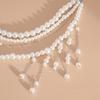 Stylish Women's Imitation Pearls Waist Chain Fashionable Adjustable Bikini Chain Party Body Jewelry for Women Girls