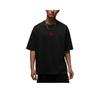 Jordan Oversized Logo Crew Neck Breathable T-Shirt Men Tops Gray Black IH0833045