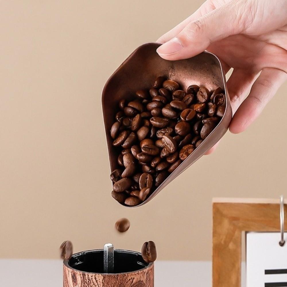 Wear-resistant Bean Weighing Tray Stainless Steel Measuring Tray Coffee Bean Container  Office