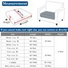 Solid Waterproof Sofa Cushion Cover Furniture Protector For Living Room Elastic Removable Armchair Cover L -Shaped Sofa Cover