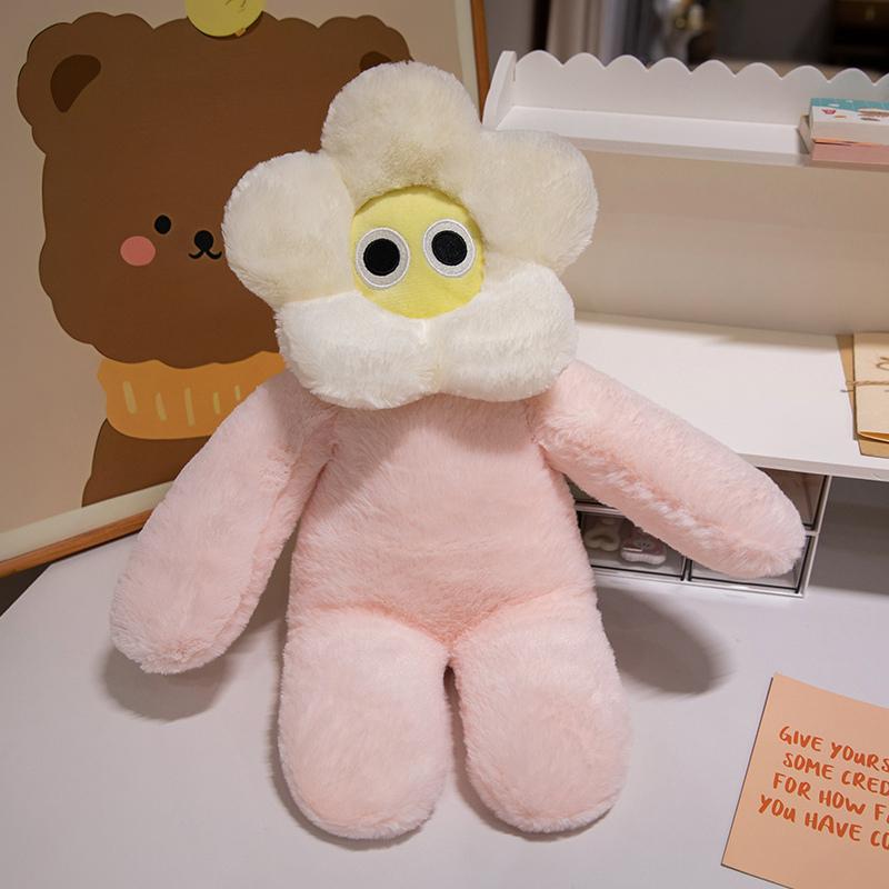 Blütenblatt Spielzeug Plüschpuppe Stofftier Niedlich Lustig Plüschtier Geschenk für Mädchen Freundinnen Niedliches Schlafkissen Blume Spielzeug