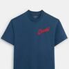 Coach Ss24 Logo Print Round Neck Short Sleeve T-Shirt Men Tops Deep-Denim CT009-DDE