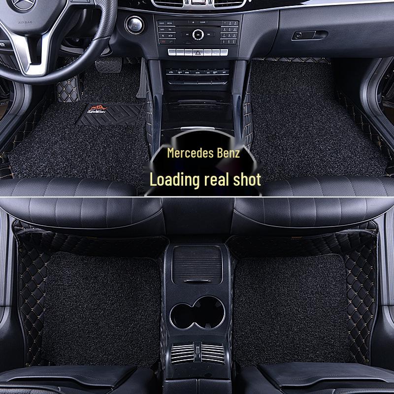 Universelle Doppelschicht-Autofußmatten - Vollständige Abdeckung für verschiedene Modelle
