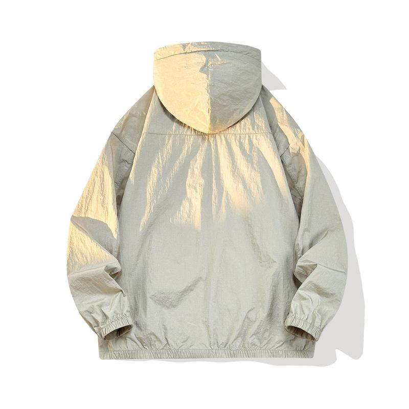 New fashionable casual solid color sun protection tops for men and women