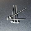 Clear Floral Head Pins - 6x38mm, Box of Diamond-Shaped Push Pins for Wedding Bouquets