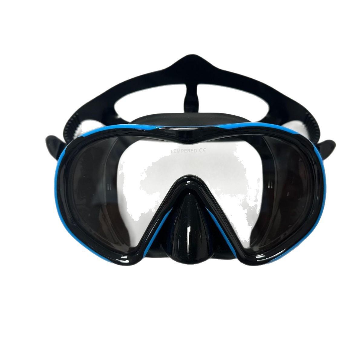 Diving Goggles Full Dry Snorkel Mask for Adults One Size