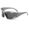 New Arrival Popular Women's Sunglasses Punk Sunglasses Unique Oval Sun Glasses Men Goggle Shades Mirror Colorful Y2K Eyewear