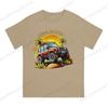 Offroad Adventure With Print Funny Short Sleeved Tshirt Unisex Unisex Trendy Loose Tops