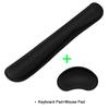 Keyboard Wrist Rest Mouse Pad with Wrist Support Memory Foam Keyboard Pad Set Ergonomic Mousepad for Office Gaming PC Laptop