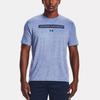 Under Armour Casual Training Round Neck T-Shirt Men Tops Blue 1365216-420