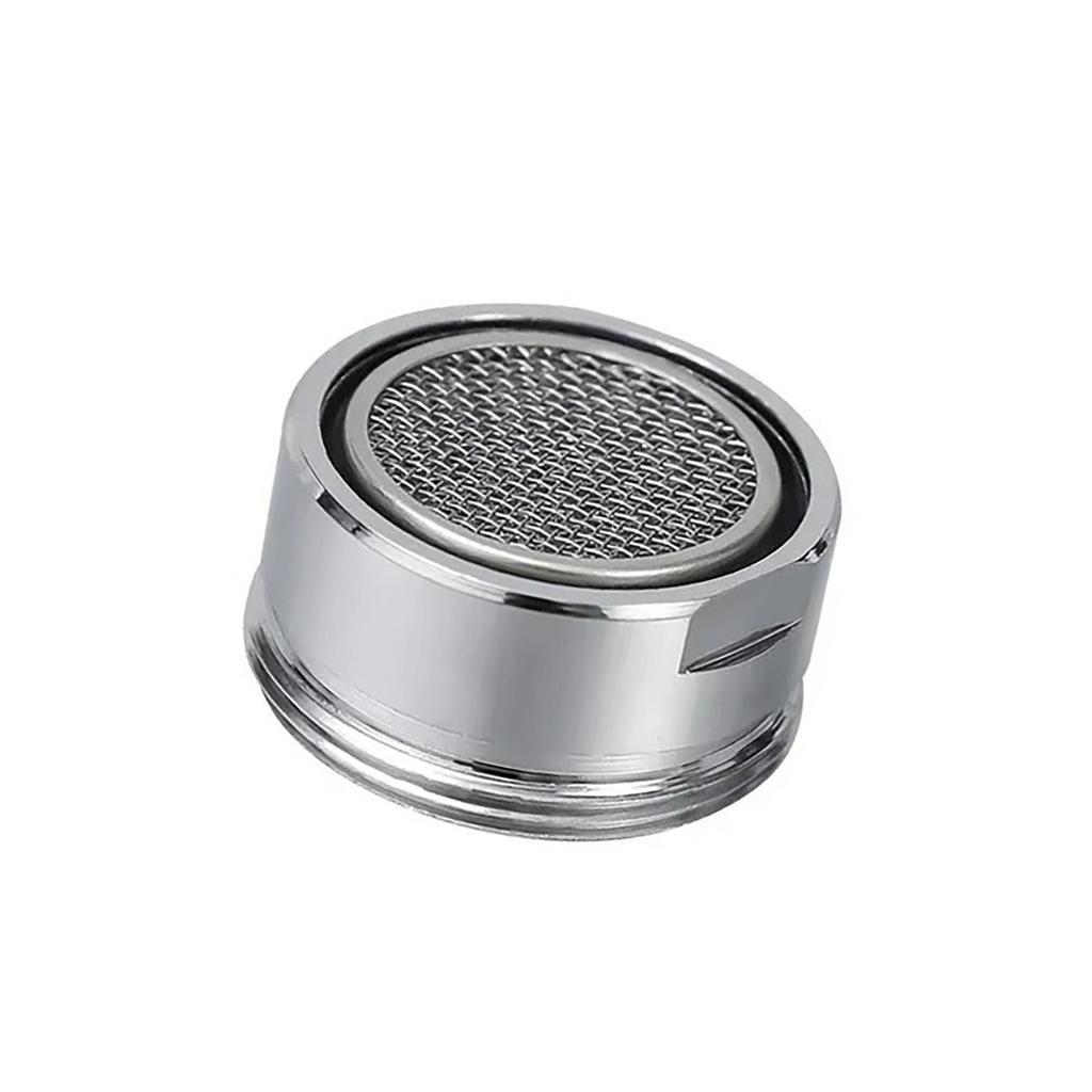 Sturdy Brass Water Saving Faucet Aerator 24mm Thread Bathroom Tap Bubblers with Replaceable Filter Nozzle Daily Use