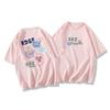 Women's Round Neck Short Sleeve Tee Oversized Casual Cartoon Printed T-Shirt Commuter Summer Top