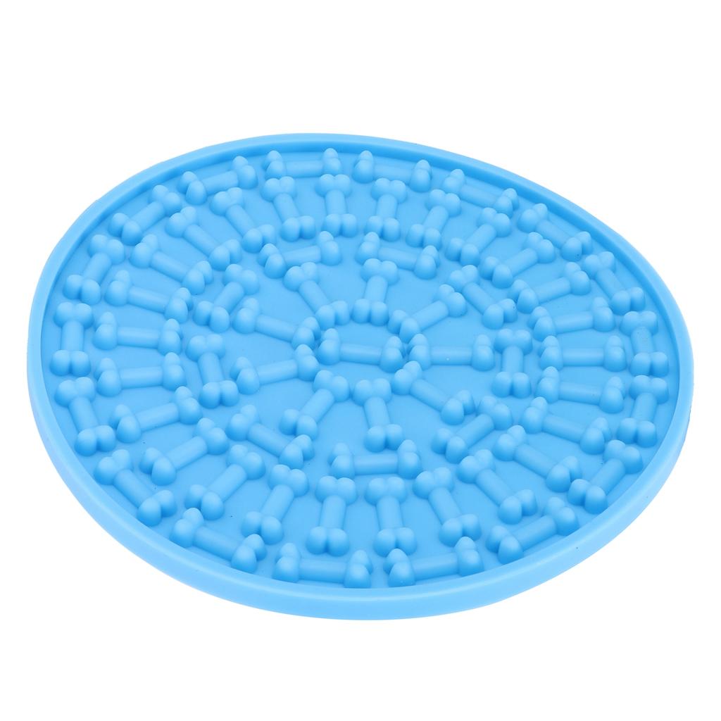 Dog Feeding Pad Silicone Dog Feeding Mat with Suction Cup Pet Supplies for Bathing Grooming