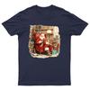 Santa Reading Book Christmas TShirt Unisex Gift Retro Seasonal Funny Xmas