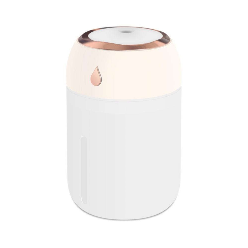 Creative Mini Humidifier, Colorful Light USB High Fog Volume Double Spray Nano Hydrator Household Gift