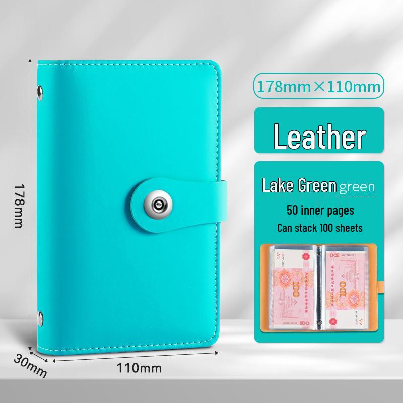 2024 Large Capacity Cash Savings Book with Password Lock - Portable Financial Management and Receipt Storage