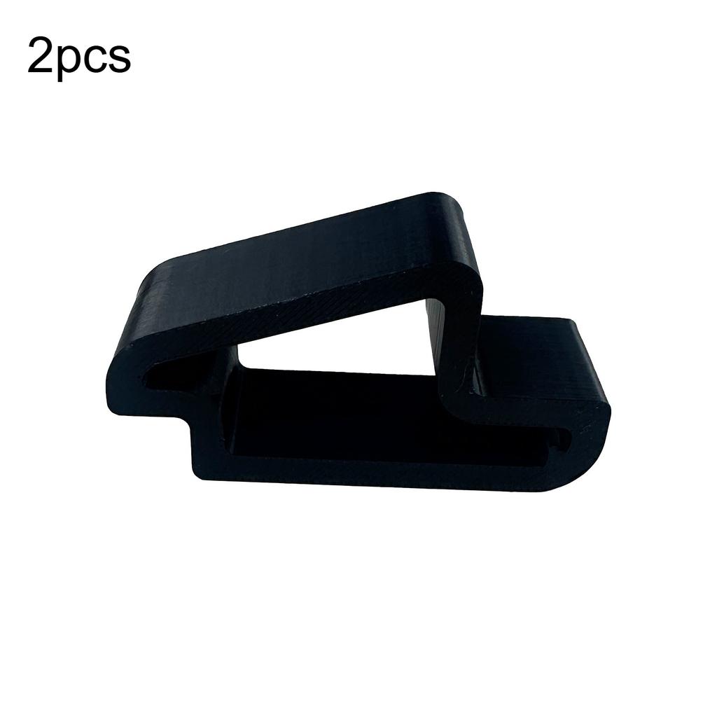 2pcs Window Stopper - Durable Plastic Door Stopper with Matte Finish, Easy Installation Under Door for Secure Window Closure