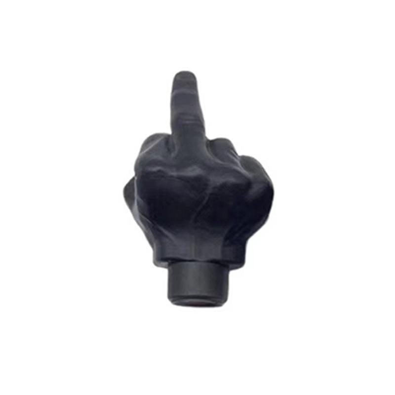 Motorcycle Car Tire Valve Cap Personality Decor Middle Finger Styling Dustproof Waterproof Valve Caps Cover Tyre Valves Stem Cap