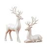 Creative Deer Desktop Ornament Modern Sitting/Standing Position Christmas Deer Statue Cute Exquisite Elk Home Decor Living Room