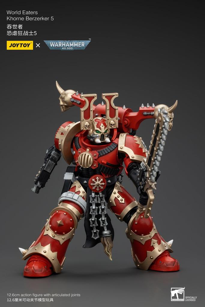 JOYTOY Warhammer World Eater Khorne Berzerker 5 Scale Action Figure 40,000 1/18 (Assembled)