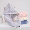 Wave Pattern Dry Hair Cap Towel Thickened Soft Strong Water Absorption Cute Quick-Drying Headband