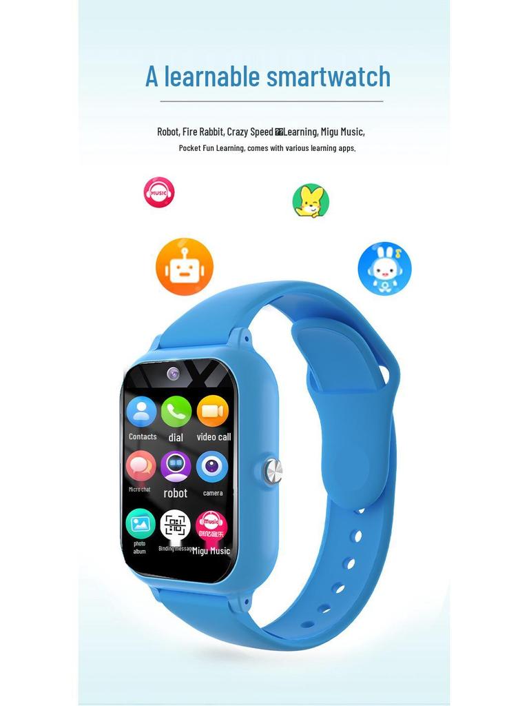 5G Waterproof Kids Smartwatch with Video, Alipay, GPS, and Long Battery Life