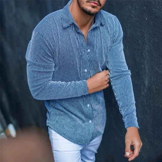 Buy Trendy Solid Color Men Autumn Top 