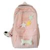 Schoolbag Korean version of high-value star backpack schoolbag large capacity lightweight girl cute versatile junior high school student backpack 