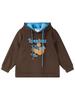 Winter 2025 Plus Size Women's Letter Print Hooded Sweatshirt - Fashionable Drawstring Style