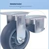 Heavy-Duty Rubber Swivel Caster Wheel