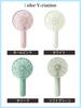 77g USB Rechargeable Portable Powerful Mini Foldable Handheld Fan with 7 Desktop Mini USB Portable Fan Ultra-lightweight, Blades, Quiet, Compact,