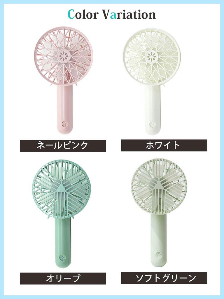 77g USB Rechargeable Portable Powerful Mini Foldable Handheld Fan with 7 Desktop Mini USB Portable Fan Ultra-lightweight, Blades, Quiet, Compact,