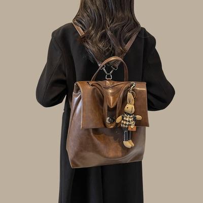 Backpack for Women 2025 New Autumn Winter Backpack College Student Bag Retro Large Capacity Fashion Travel Bag Luggage